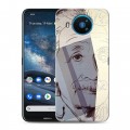 Дизайнерский силиконовый с усиленными углами чехол для Nokia 8.3 Альберт Эйнштейн