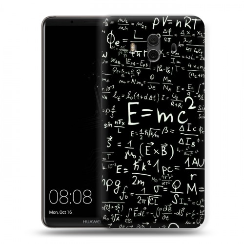 Дизайнерский пластиковый чехол для Huawei Mate 10 Альберт Эйнштейн