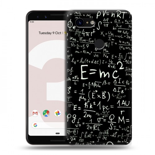 Дизайнерский пластиковый чехол для Google Pixel 3 Альберт Эйнштейн