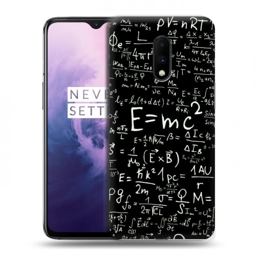 Дизайнерский пластиковый чехол для OnePlus 7 Альберт Эйнштейн