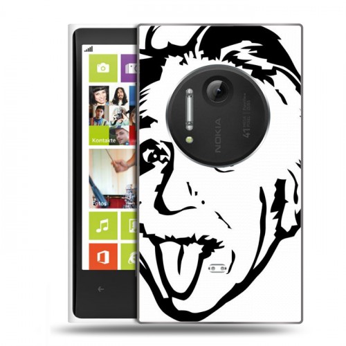 Дизайнерский пластиковый чехол для Nokia Lumia 1020 Альберт Эйнштейн