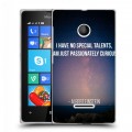 Дизайнерский пластиковый чехол для Microsoft Lumia 435 Альберт Эйнштейн