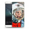 Дизайнерский пластиковый чехол для Huawei Mate S Юрий Гагарин