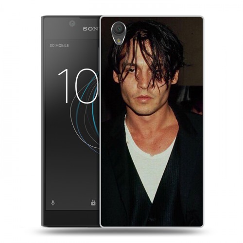 Дизайнерский пластиковый чехол для Sony Xperia L1 Джонни Депп