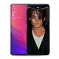 Дизайнерский силиконовый чехол для OPPO Find X Джонни Депп