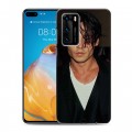 Дизайнерский силиконовый с усиленными углами чехол для Huawei P40 Джонни Депп