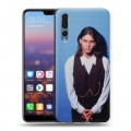 Дизайнерский силиконовый с усиленными углами чехол для Huawei P20 Pro Джонни Депп