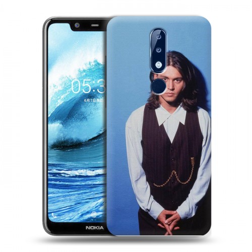 Дизайнерский пластиковый чехол для Nokia 5.1 Plus Джонни Депп