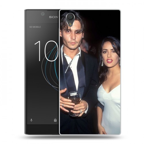 Дизайнерский пластиковый чехол для Sony Xperia L1 Джонни Депп