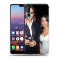 Дизайнерский силиконовый с усиленными углами чехол для Huawei P20 Pro Джонни Депп