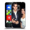 Дизайнерский пластиковый чехол для Nokia Lumia 620 Джонни Депп