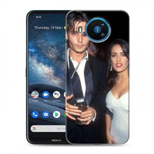 Дизайнерский силиконовый чехол для Nokia 8.3 Джонни Депп