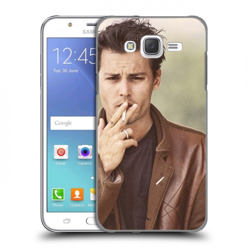 Дизайнерский пластиковый чехол для Samsung Galaxy J5 Джонни Депп