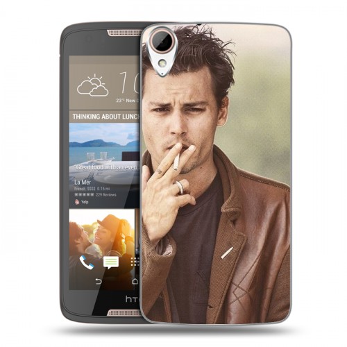 Дизайнерский пластиковый чехол для HTC Desire 828 Джонни Депп
