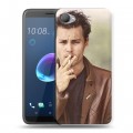 Дизайнерский пластиковый чехол для HTC Desire 12 Джонни Депп