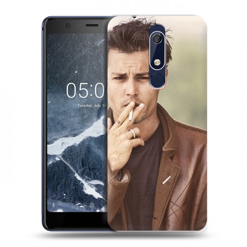 Дизайнерский пластиковый чехол для Nokia 5.1 Джонни Депп