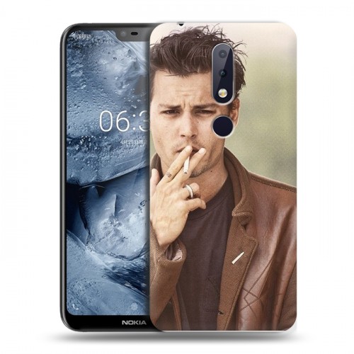 Дизайнерский силиконовый чехол для Nokia 6.1 Plus Джонни Депп