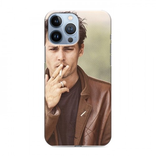 Дизайнерский пластиковый чехол для Iphone 13 Pro Max Джонни Депп