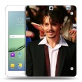 Дизайнерский силиконовый чехол для Samsung Galaxy Tab S2 9.7 Джонни Депп