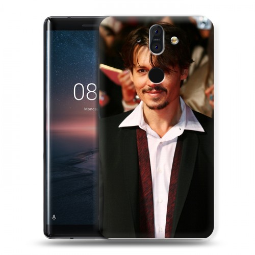 Дизайнерский силиконовый чехол для Nokia 8 Sirocco Джонни Депп