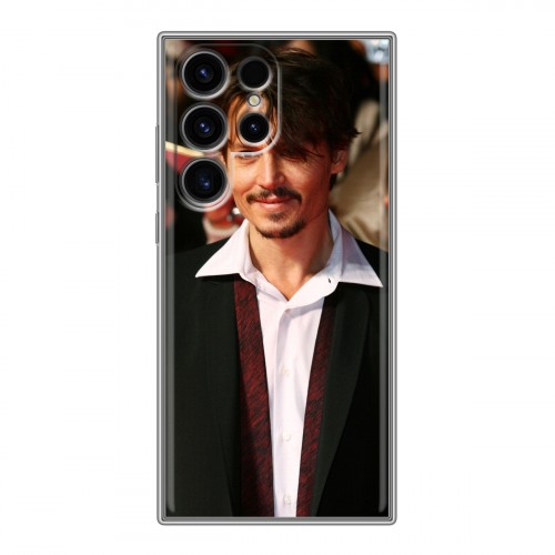 Дизайнерский пластиковый чехол для Samsung Galaxy S24 Ultra Джонни Депп