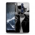 Дизайнерский пластиковый чехол для Nokia 5.1 Джонни Депп