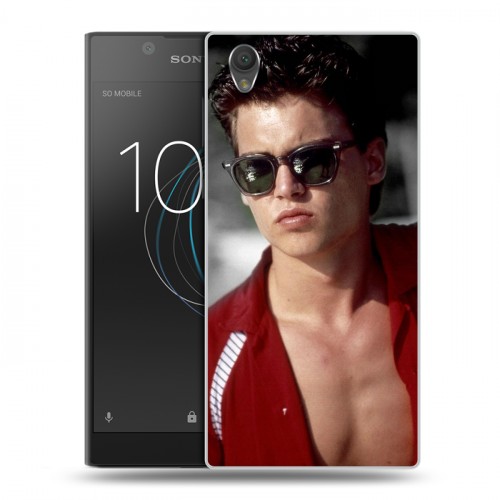 Дизайнерский пластиковый чехол для Sony Xperia L1 Джонни Депп