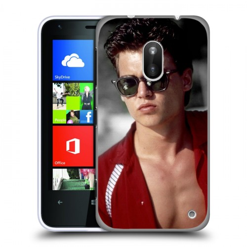 Дизайнерский пластиковый чехол для Nokia Lumia 620 Джонни Депп