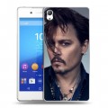 Дизайнерский пластиковый чехол для Sony Xperia Z3+ Джонни Депп