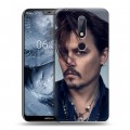 Дизайнерский пластиковый чехол для Nokia 6.1 Plus Джонни Депп