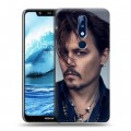 Дизайнерский пластиковый чехол для Nokia 5.1 Plus Джонни Депп