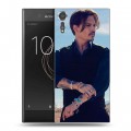 Дизайнерский пластиковый чехол для Sony Xperia XZs Джонни Депп