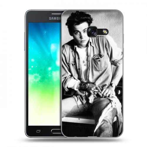 Дизайнерский силиконовый с усиленными углами чехол для Samsung Galaxy A3 (2017) Джонни Депп