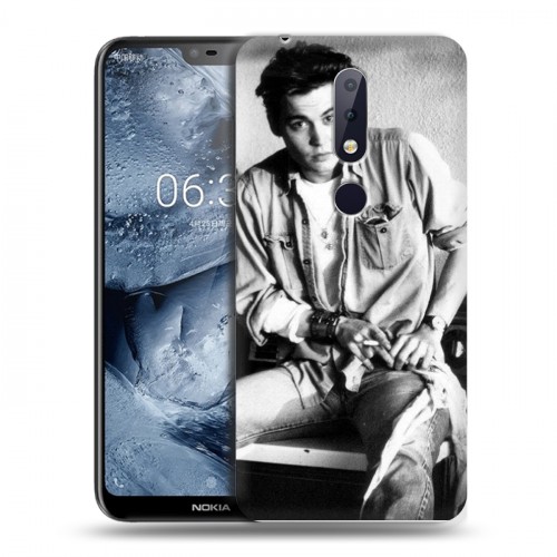 Дизайнерский силиконовый чехол для Nokia 6.1 Plus Джонни Депп