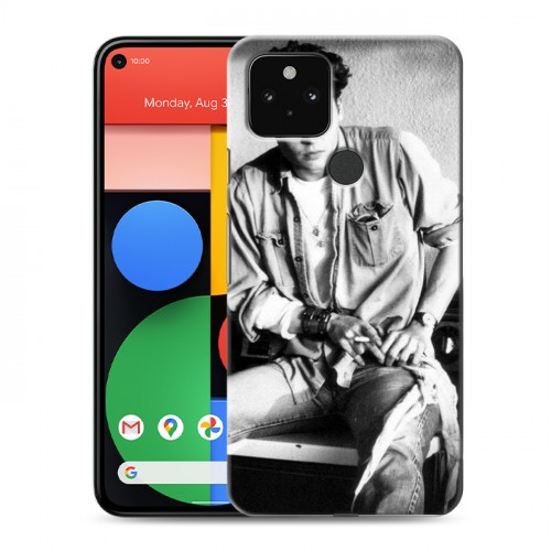 Дизайнерский пластиковый чехол для Google Pixel 5 Джонни Депп