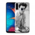 Дизайнерский пластиковый чехол для Samsung Galaxy A20s Джонни Депп