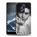 Дизайнерский пластиковый чехол для Nokia 5.1 Джонни Депп