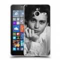 Дизайнерский пластиковый чехол для Microsoft Lumia 640 XL Джонни Депп