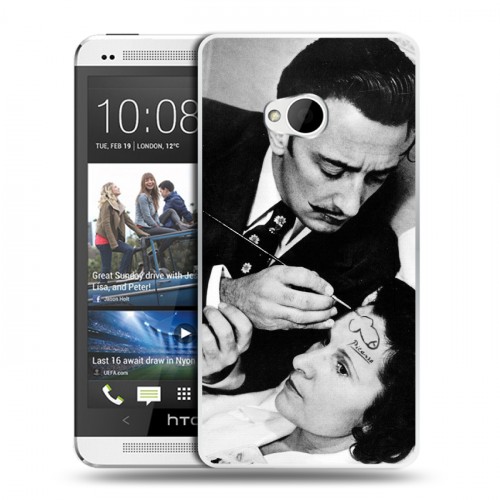 Дизайнерский пластиковый чехол для HTC One (M7) Dual SIM Сальвадор Дали