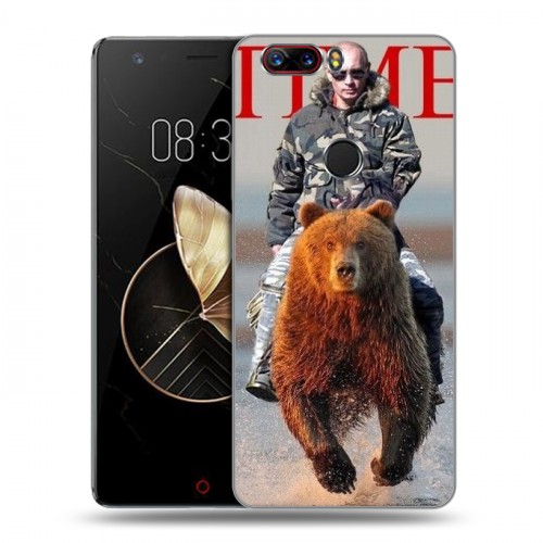 Дизайнерский пластиковый чехол для ZTE Nubia Z17 В.В.Путин 