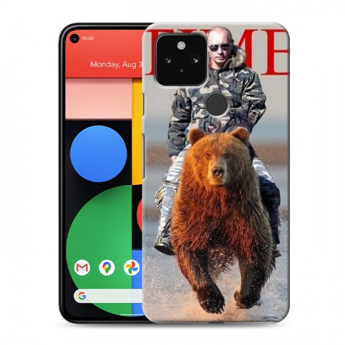 Дизайнерский пластиковый чехол для Google Pixel 5 В.В.Путин 