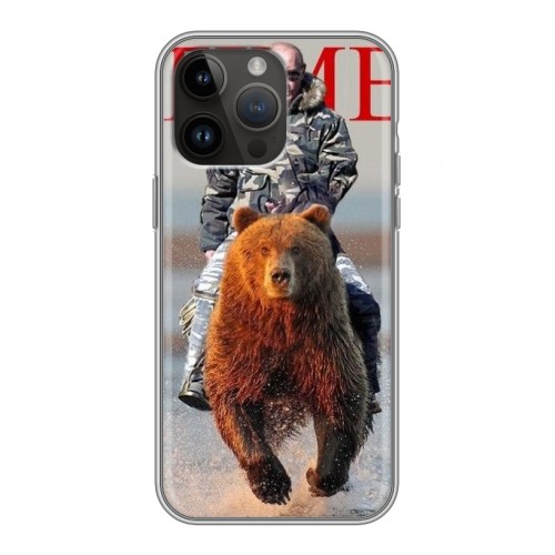 Дизайнерский силиконовый чехол для Iphone 14 Pro Max В.В.Путин 