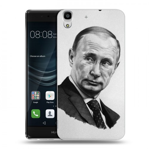 Дизайнерский пластиковый чехол для Huawei Y6II В.В.Путин 