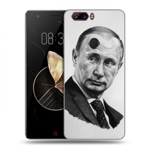 Дизайнерский пластиковый чехол для ZTE Nubia Z17 В.В.Путин 