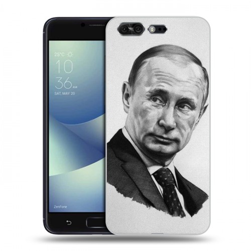 Дизайнерский силиконовый чехол для ASUS ZenFone 4 Pro В.В.Путин 
