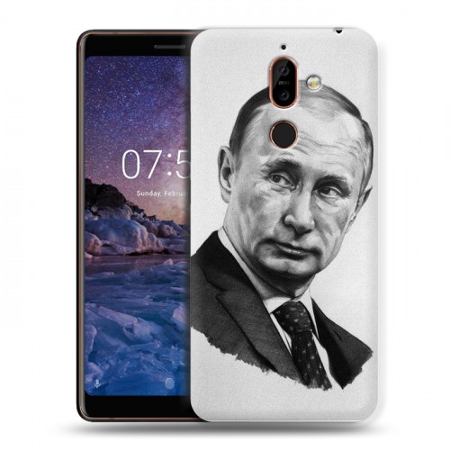 Дизайнерский пластиковый чехол для Nokia 7 Plus В.В.Путин 