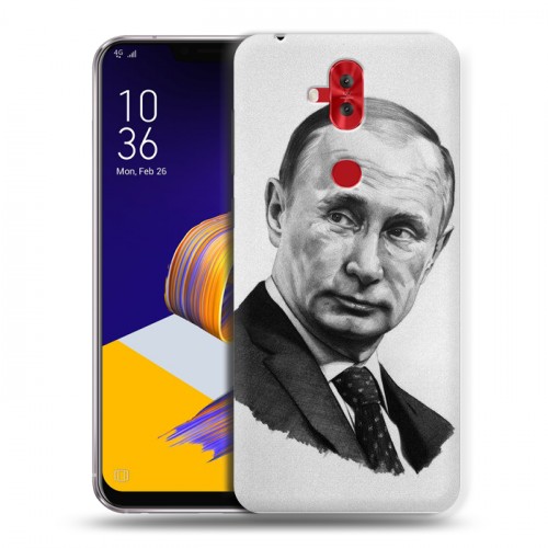 Дизайнерский пластиковый чехол для ASUS ZenFone 5 Lite В.В.Путин 