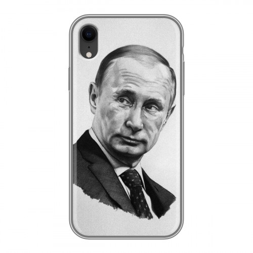 Дизайнерский силиконовый чехол для Iphone Xr В.В.Путин 