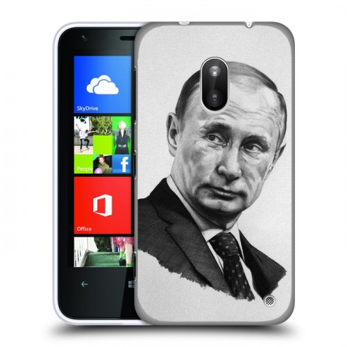 Дизайнерский пластиковый чехол для Nokia Lumia 620 В.В.Путин 