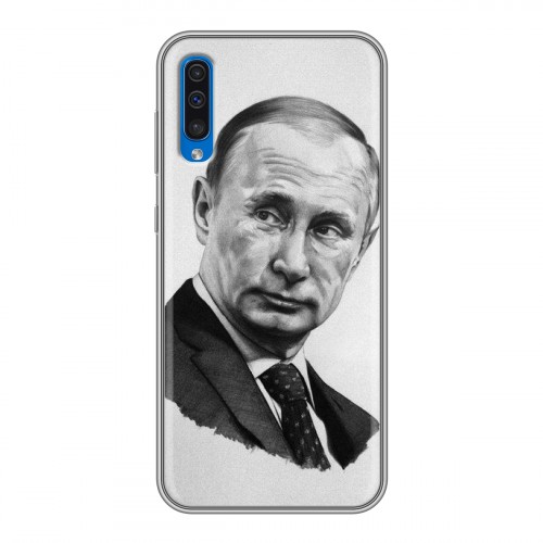 Дизайнерский силиконовый чехол для Samsung Galaxy A50 В.В.Путин 